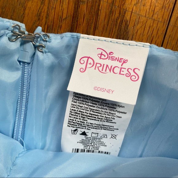 Disguise Disney Princess Cinderella Costume Girls Size (7/8) - Picture 14 of 16